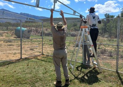 Inserting roof truss